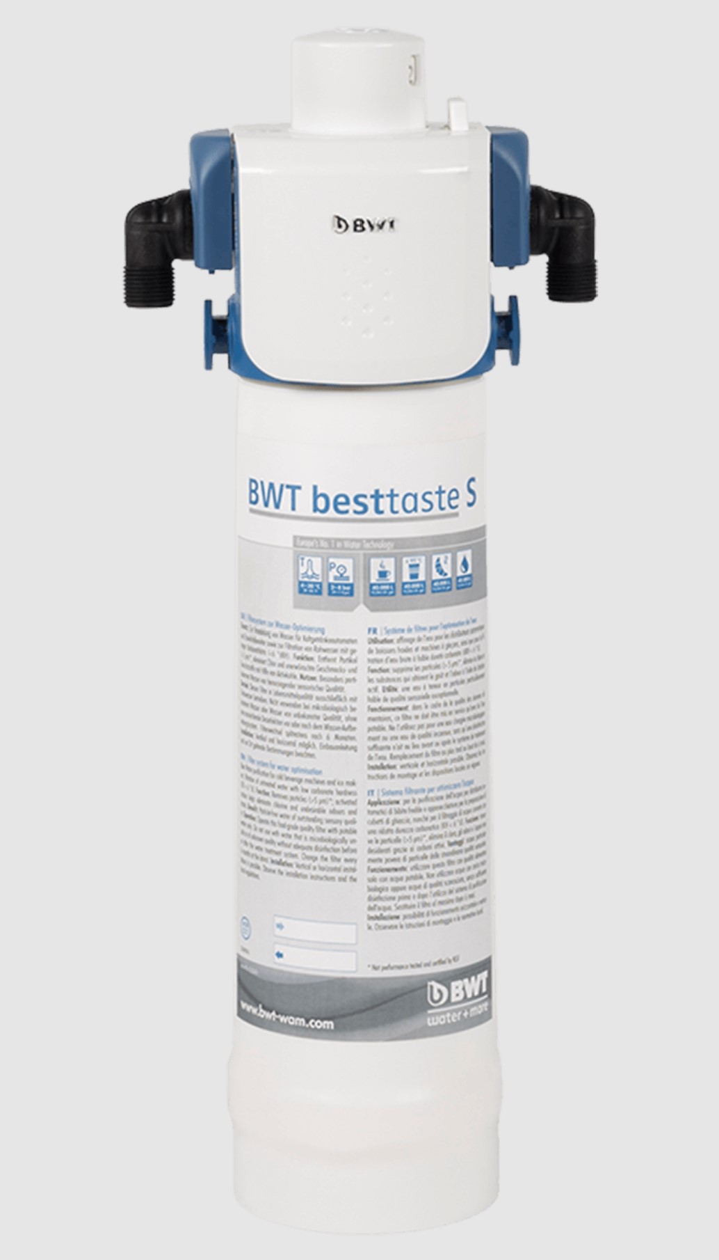 BWT Besttaste Wasserfilter S Filterkerze mit Filterkopf