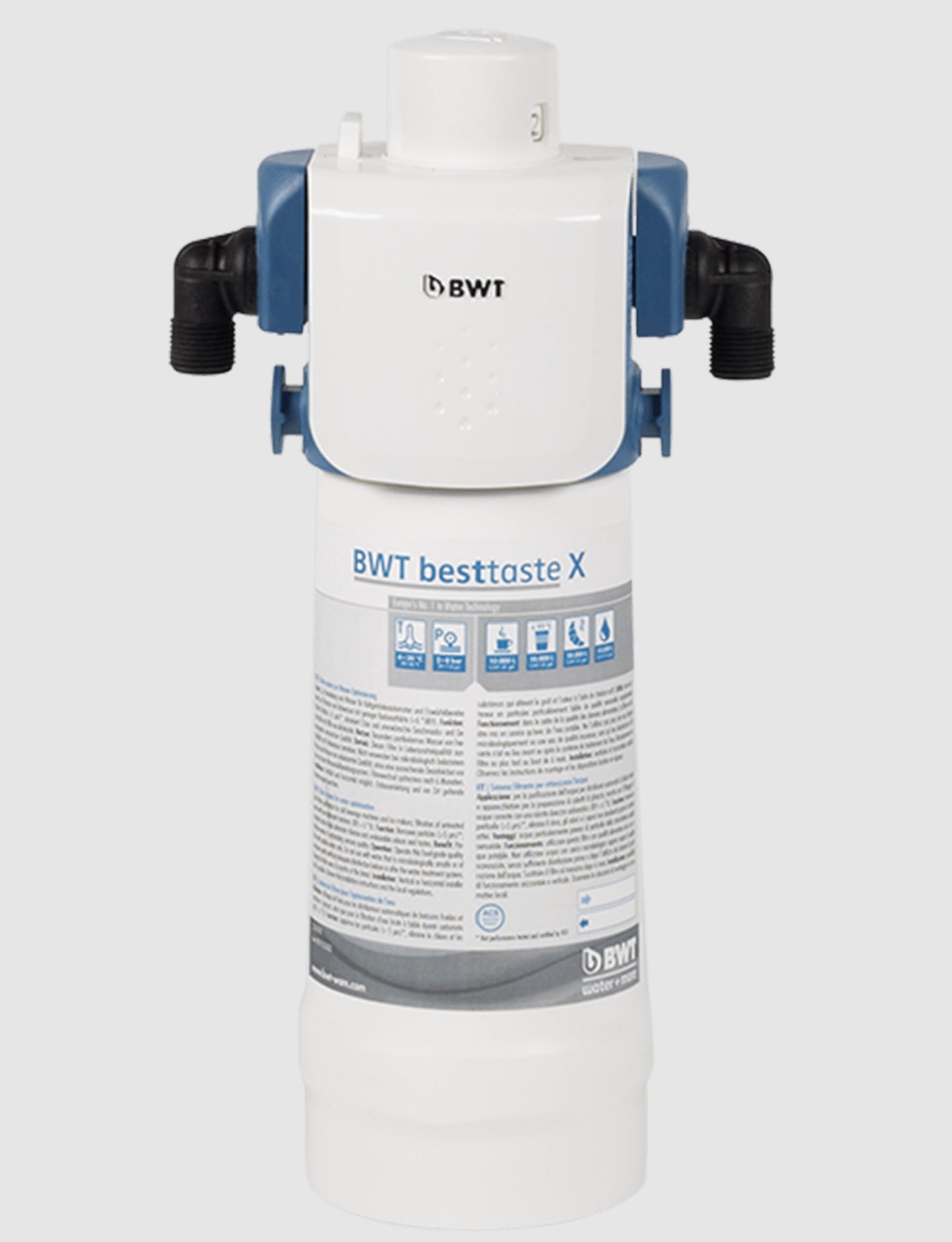 BWT Besttaste Wasserfilter X Filterkerze mit Filterkopf