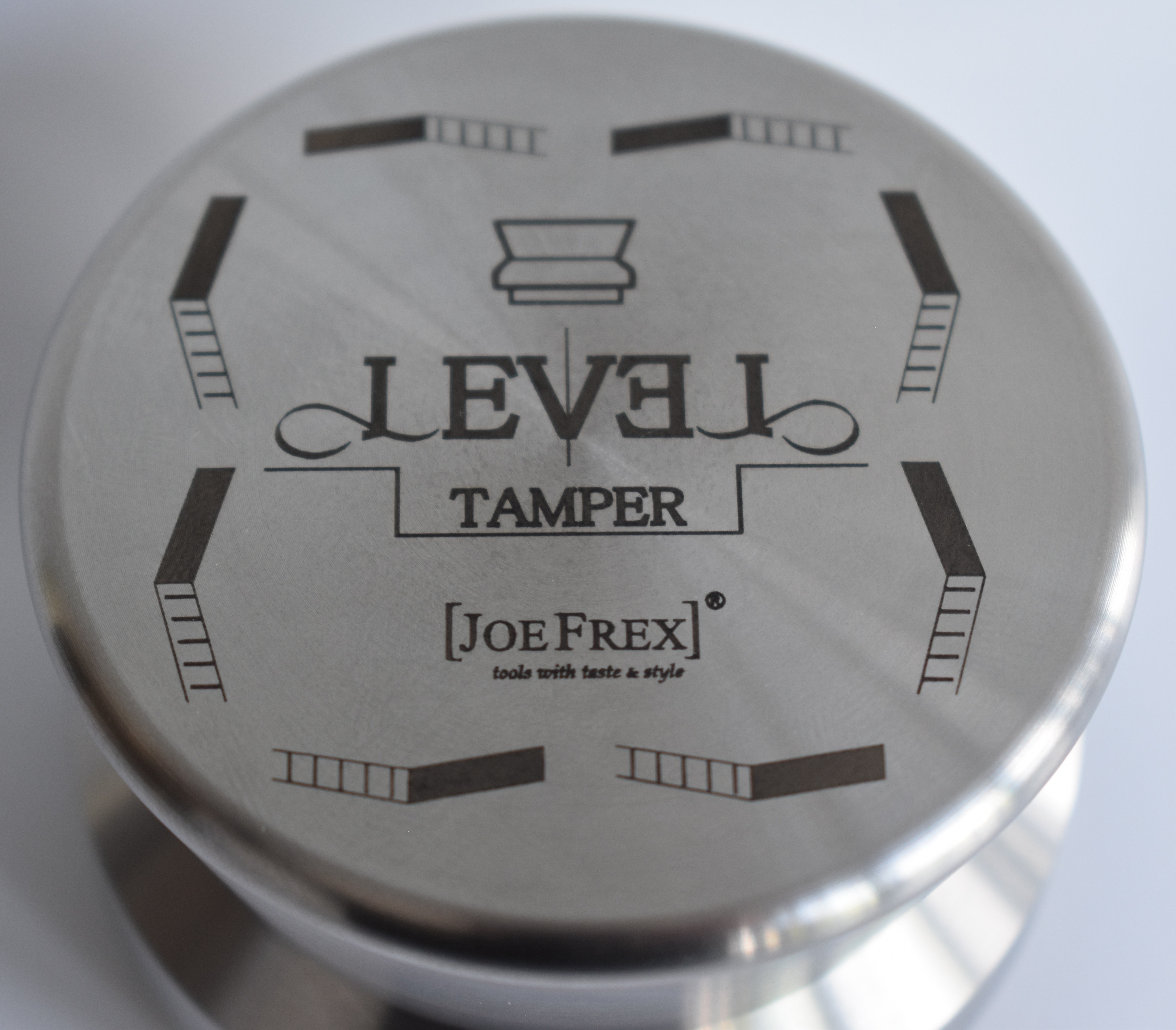 JoeFrex Level Tamper aus Edelstahl - Ø 57mm - Ø 58mm