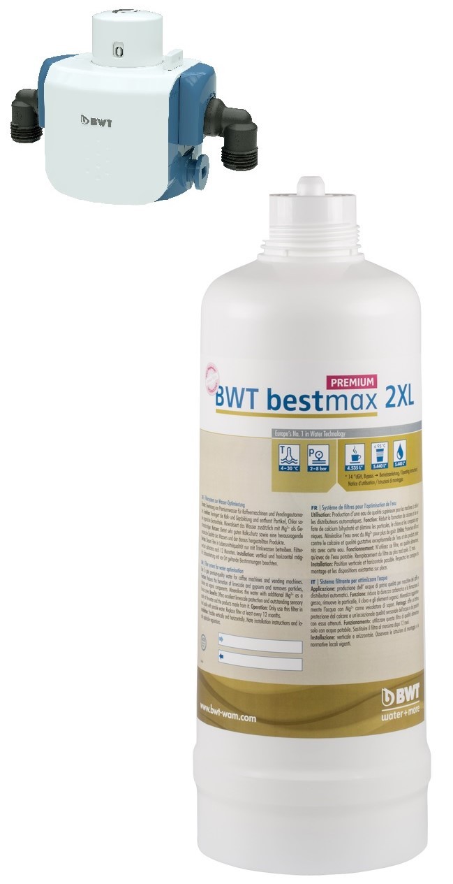 BWT bestmax Premium Wasserfilter 2XL Filterkerze mit Filterkopf