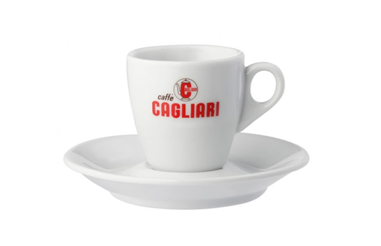 Caffé Cagliari Espresso Tasse - 6 Stück